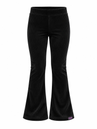 Louder! rib velvet broek Jessie black (Let op: zeer smal model)